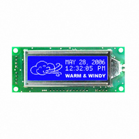 LCD GRAPHIC DISPL 122X32 BLU/WHT