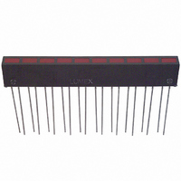 LED ARRAY 2.5X5MM 10-SEG SUP RED