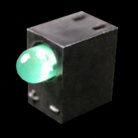 LED IND 3MM RA 565NM GREEN DIFF