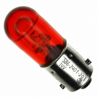 BASED LED T3 1/4 RED 14V NONPOL