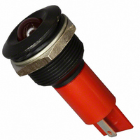 INDICATOR 24V 19MM PROMINENT RED