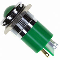 INDICATOR 24V 22MM PROMINENT GRN