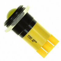 INDICATOR 110V 22MM PROM YELLOW