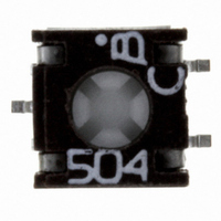 500K OHM 5MM RD CERM SMD POT