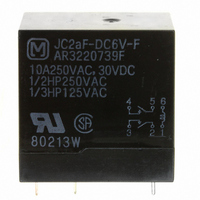 RELAY POWER 10A DPST 6VDC PCB