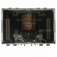 RELAY PWR 5A 4PDT 5VDC FLAT PCB