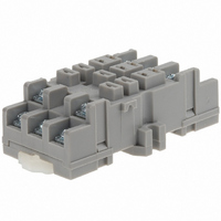 SOCKET RELAY DIN RAIL MNT KU