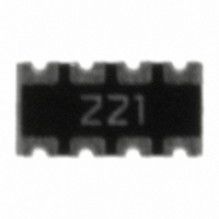 RES ARRAY 220 OHM 8TRM 4 RES SMD