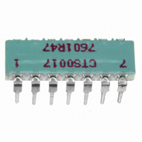 RES NET 13 RES 47 OHM 14PIN