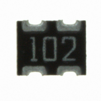 RES ARRAY 1K OHM 4TERM 2RES SMD