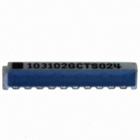 RES-NET 1K OHM ISOLATED SIP SMD