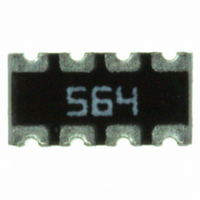 RES ARRAY 560K OHM 8TRM 4RES SMD