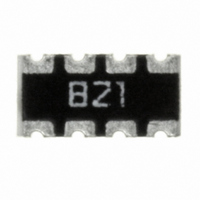 RES ARRAY 820 OHM 8TRM 4 RES SMD