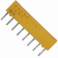 Resistor Network,Thick Film,68Ohms,100WV,2+/-% Tol,-100,100ppm-TC,7808-Case
