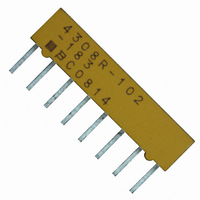 Resistor Network,Thick Film,18KOhms,100WV,2+/-% Tol,-100,100ppm-TC,7808-Case