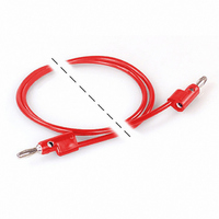 PATCH CORD STKG BANA PLG 48" RED